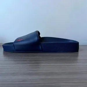 Polo Ralph Lauren Cayson Pony Pool Slide Men\'s Size 11 Navy Red Polo Ralph Lauren | Shoes | Polo Ralph Lauren Cayson Pony  main image 2